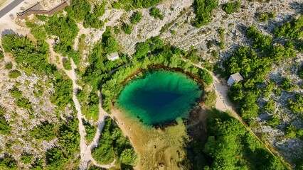 Source of the Cetina River, Dalmatia, Croatia, Europe, 
Krka National Park,