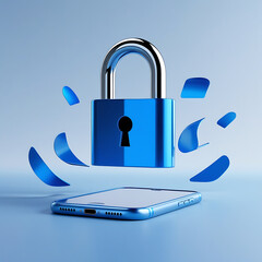 Data Security Concept Icons Representing Cybersecurity, Digital Protection, and Information Privacy