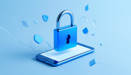 Data Security Concept Icons Representing Cybersecurity, Digital Protection, and Information Privacy