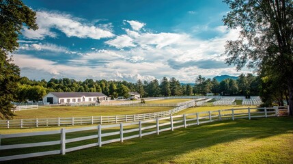 Horse riding arena