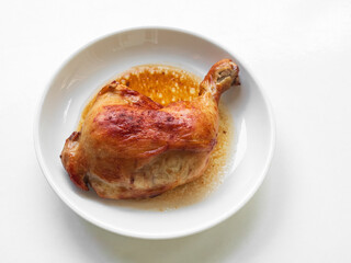 Chicken grill meat cooked food poultry, food in kitchen restaurant.