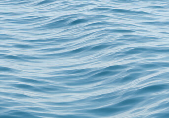 Fototapeta premium Calm Ocean Waves Blue Water Surface Texture, Ripples, Abstract Background, Marine, Sea Texture.