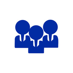 Small Business Team Icon／少人数のビジネスチームのアイコン	