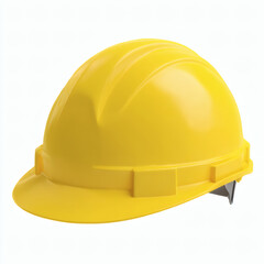 Fototapeta premium Yellow Safety Helmet Construction with Protection.