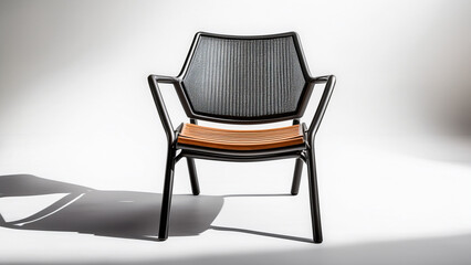 Fototapeta premium Modern Garden Chair – Outdoor Furniture, Patio Seating, Home Decor