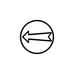 arrow sign icon