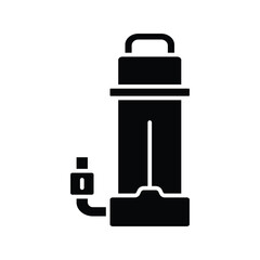 submersible pump icon vector design template simple and clean