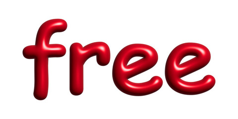 Free lettering 3d word Template for marketing ad, print, web, banner, poster, flyer