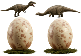 Dino Beginnings Hatching Hope isolated on transparent background