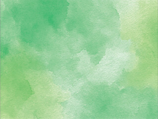 Green Watercolor Abstract Texture Background