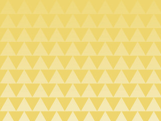 黄色の三角背景　からし色のシンプルなパターン背景