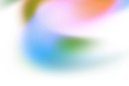 Gradient grajny shape. Colored fluid liquid element. Blue and pink rainbow soft blob. Holographic gradation spot. Vibrant organic figure with aura