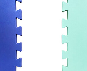 jigsaw puzzle for copy space