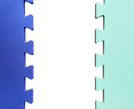 jigsaw puzzle for copy space