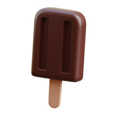 Brown Chocolate Candy 3D icon Illustration