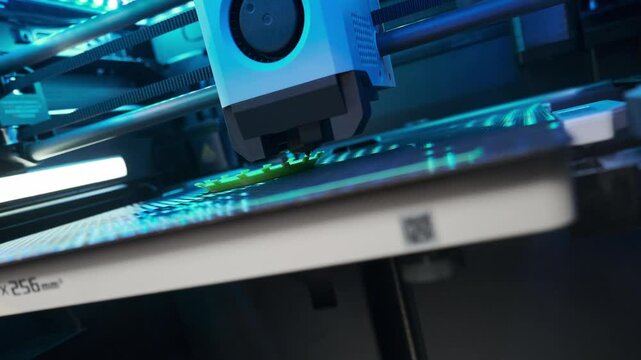 Detailed 3D Printer Timelapse Showcasing Layer-By-Layer Creation in a Controlled Environment