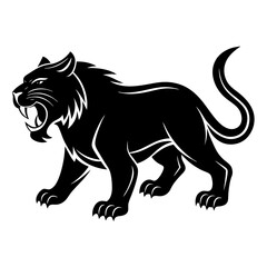 Obraz premium lion vinyl ready vector illustration