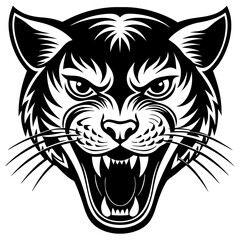 Obraz premium tiger head tattoo