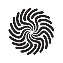 Abstract swirl design for modern decor and artistic expression