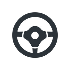 vector icon car steering wheel