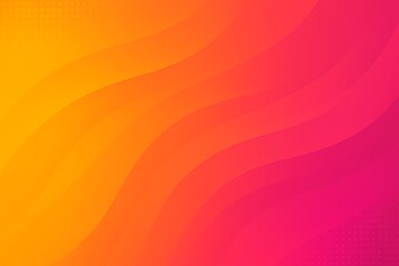 Orange pink wavy gradient abstract background