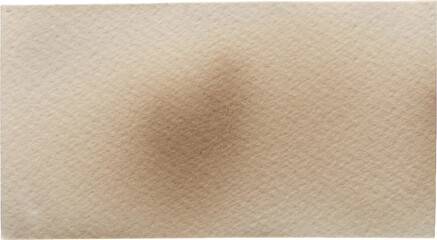 Fototapeta premium Brown And Beige Burnt Textured Paper Piece