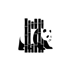 Panda logo vector