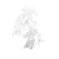 Abstract Smoke, White Flame, Transparent Fire PNG for Design Projects , 3D , transparent background...