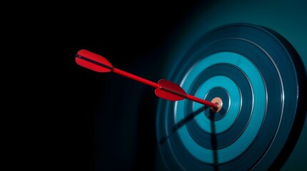 Archery Target Practice Bullseye Hit – Precision Sports Focus