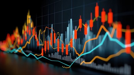 Dynamic Stock Market Graphs Representing Financial Trends and Data Analysis in a Digital Format