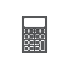 Calculator vector illustration icon. Finance and business symbol theme, Budget planning