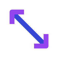 arrows two tone icon set