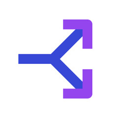 arrows two tone icon set