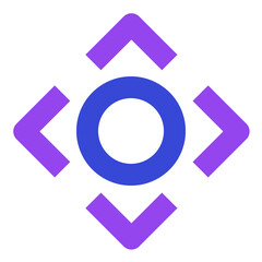 arrows two tone icon set