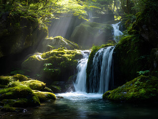 waterfall in the forest