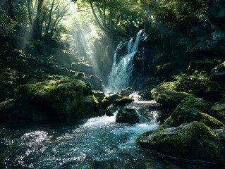waterfall in the forest