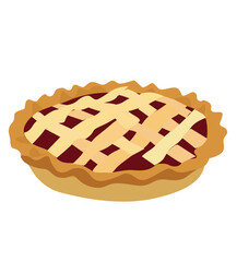 Delicious apple pie.  homemade berry pie 