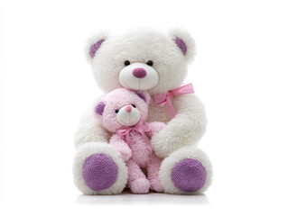 two teddy bears