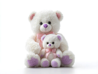 two teddy bears