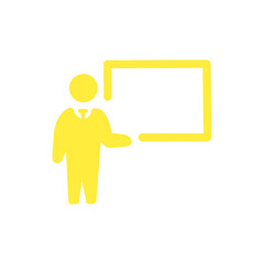 Symmetrical Business Meeting／対称構図のビジネス会議アイコン