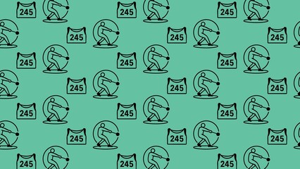 Hammer throw ,athletics vector pattern multicoloured
