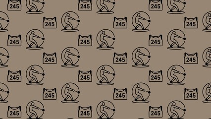 Hammer throw ,athletics vector pattern multicoloured