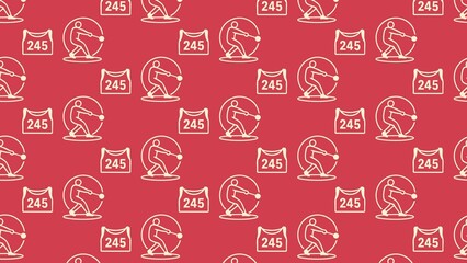 Hammer throw ,athletics vector pattern multicoloured