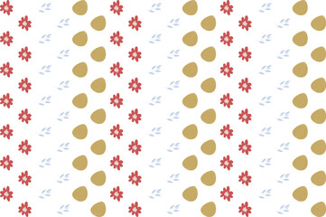 Seamless pattern in botanical theme presented as a vector illustration. Perfect for wrapping, product packaging, and fabric.

