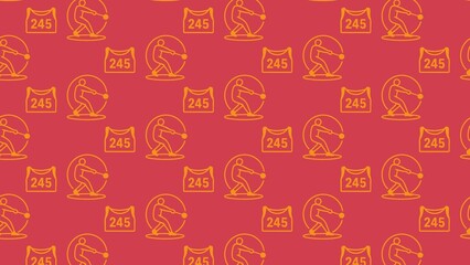 Hammer throw ,athletics vector pattern multicoloured