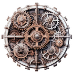 old clock steampunk gear