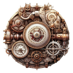 old clock steampunk gear