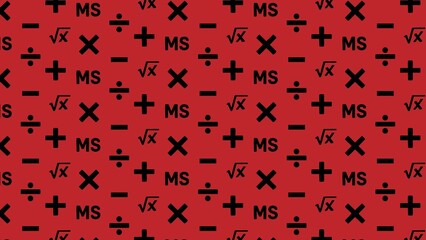 Vector calculator icon pattern design colored