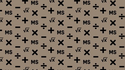 Vector calculator icon pattern design colored