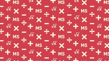 Vector calculator icon pattern design colored